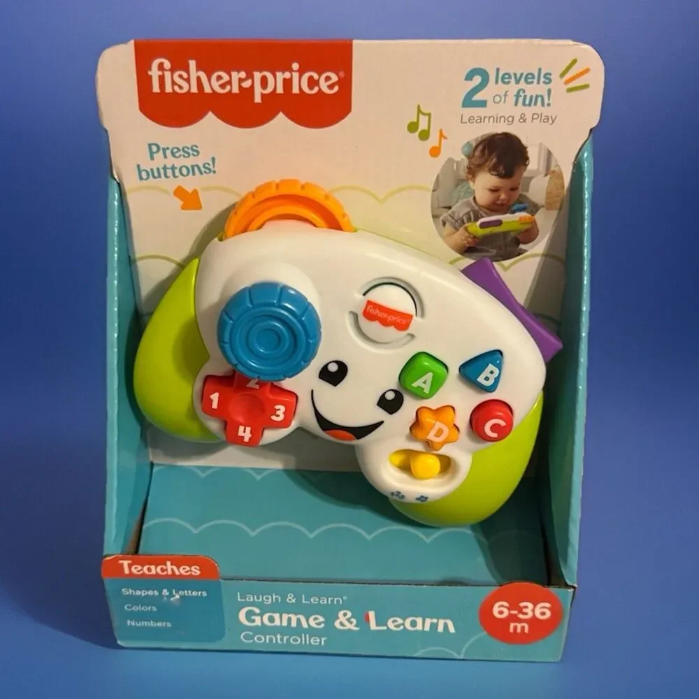 Fisher-Price Laugh & Learn Game & Learn Controller, Musical Toy Lights Learn